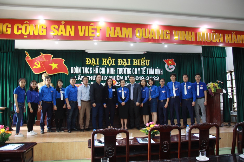 Đại hội đại biểu Đoàn TNCS Hồ Chí Minh trường CĐ Y tế Thái Bình lần thứ XXIX nhiệm kỳ 2019 - 2022